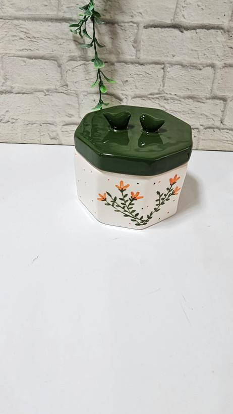 شکلات خوری سرامیکی طرح گندمی